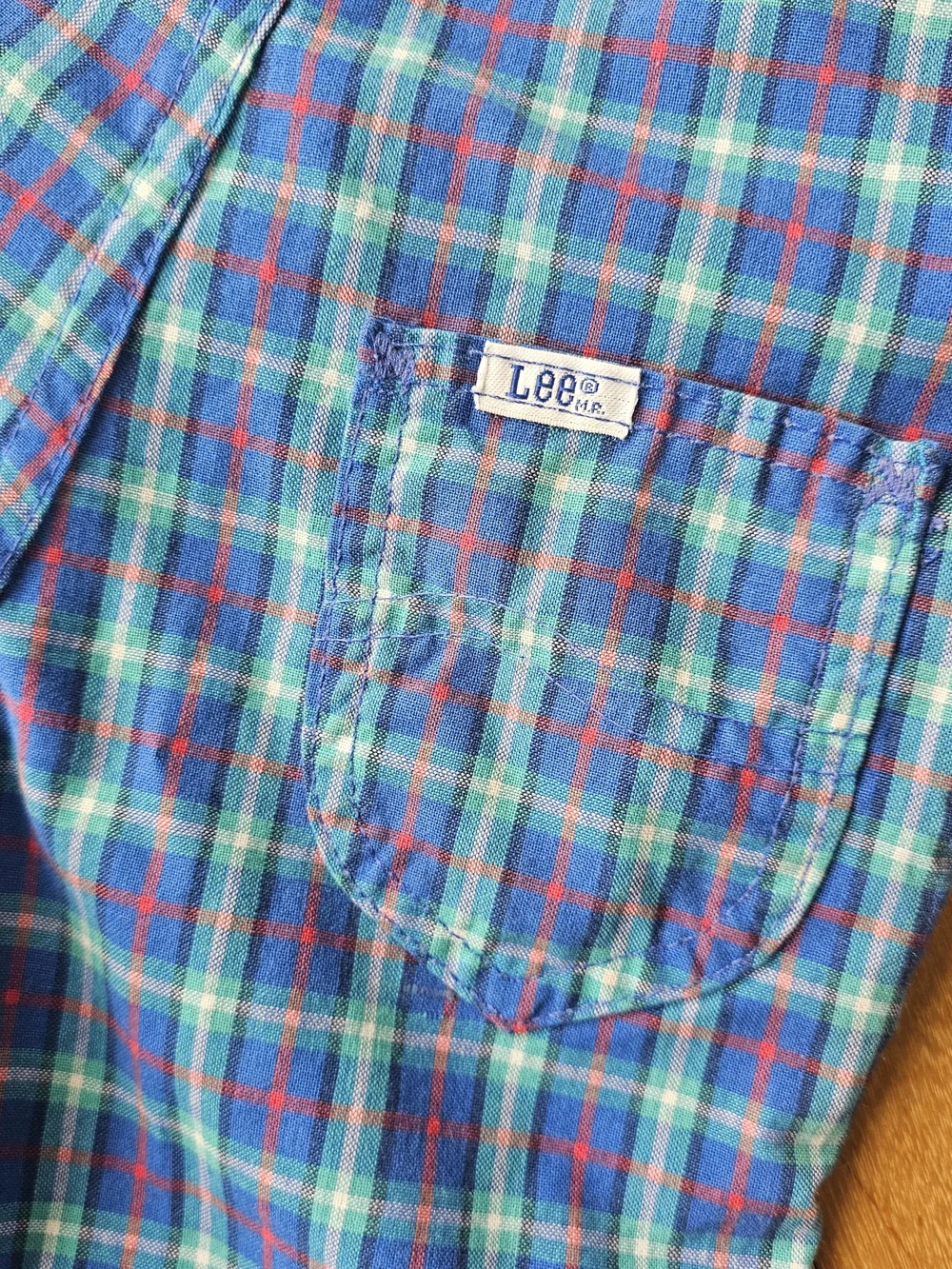 Vintage Lee Plaid Overalls 70s/80s Size 2T - Picture 5 of 7
